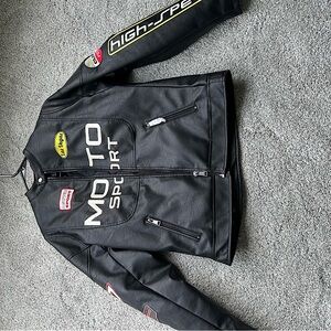 Moto sport Leather jacket. Never worn